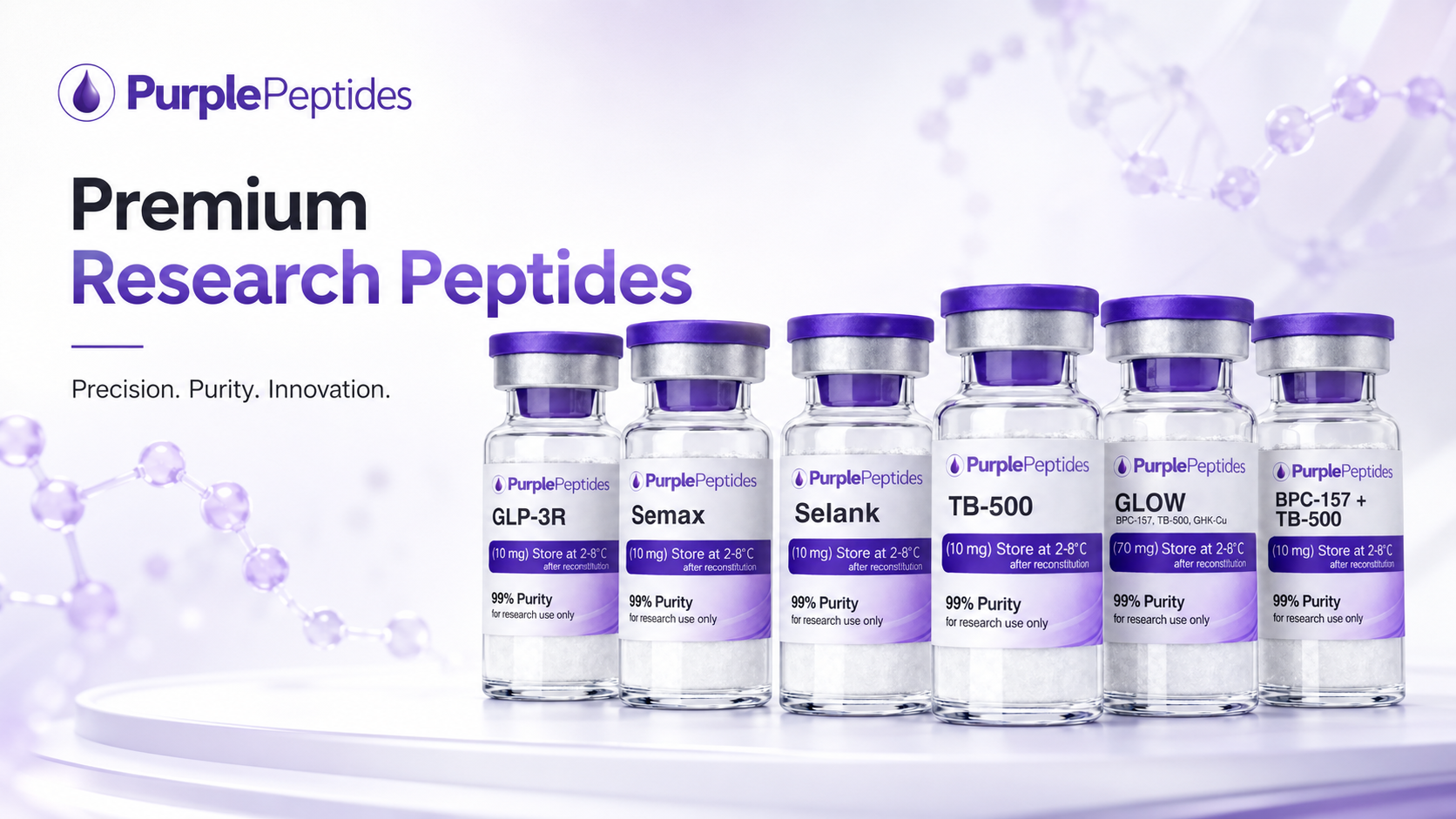 Research peptides — plain-English guide