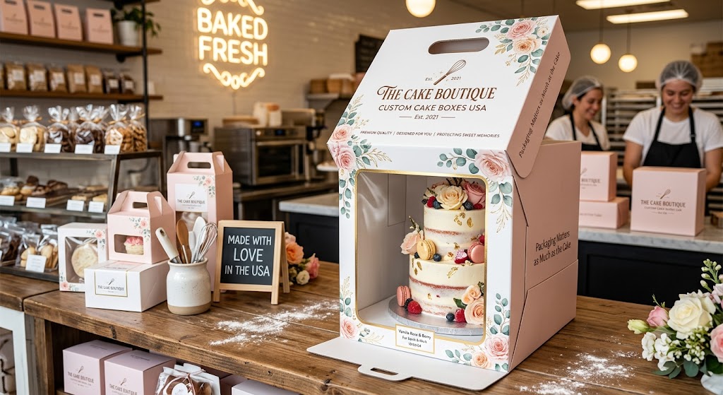 Custom Cake Boxes USA: Why Packaging Matters as Much as the Cake Itself