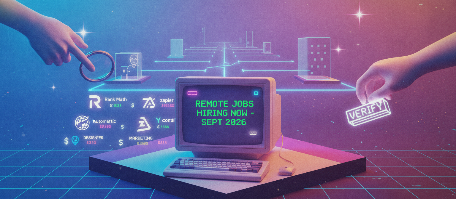 Remote Jobs Hiring Now: 4 Legit Companies You Can Verify Today (Sept 2026)